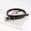 All-match Fashion Casual Student Women's Genuine Leather Belt with Jeans High-end Decoration Women's Thin Belt