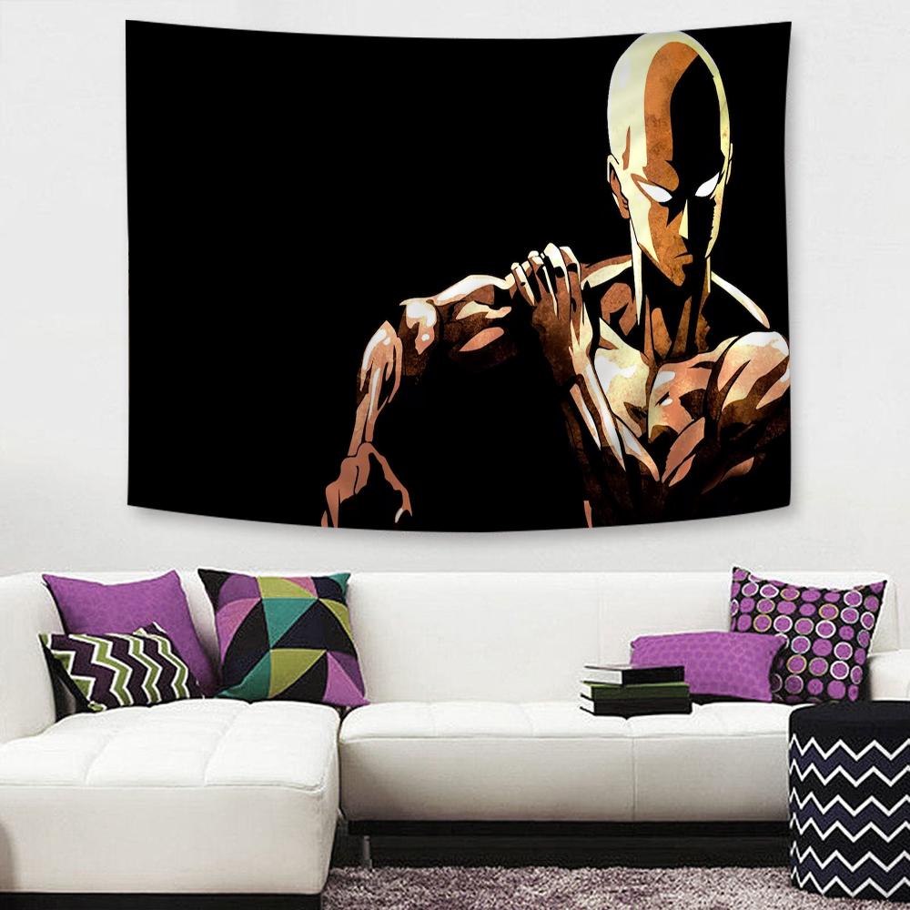 O-One P-Punch Man Hanging Bohemian Tapestry Hanging Tarot Hippie Wall Rugs Dorm Wall Hanging Home Decor