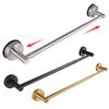 Stainless Steel Adjustable Towel Bar Retractable Single Bar Towel Holder Suction Cup Punch-free Extendable Towel Rack