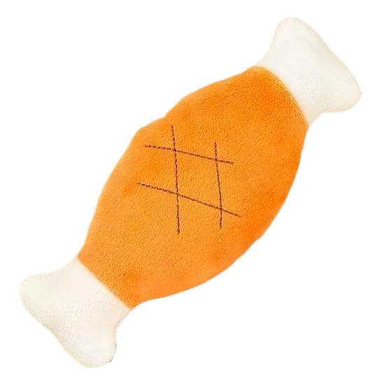 

Плюшевая ножка курицы игрушка для собаки Пищащая ножка цыпленка Плюшевая игрушка Универсальная для щенка котенка Игрушка для прорезывания зубов Интерактивная жевательная игрушка Товары для домашних животных жёлтый