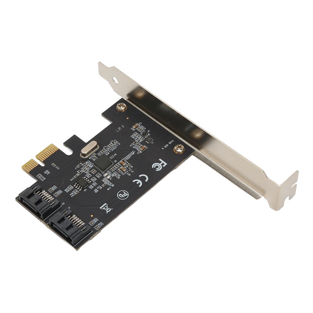 PCIe SATA 3.0 Controller Card 2 Port PCIe to SATA III 6Gbps Support IDE AHCI Interface PCIe to SATA Adapter Card