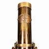 Brass Telescope with Wooden Tripod, Nautical Decor Telescope, Maritime Spyglass, Antique Brass Floor Telescope, Explorer Gift
