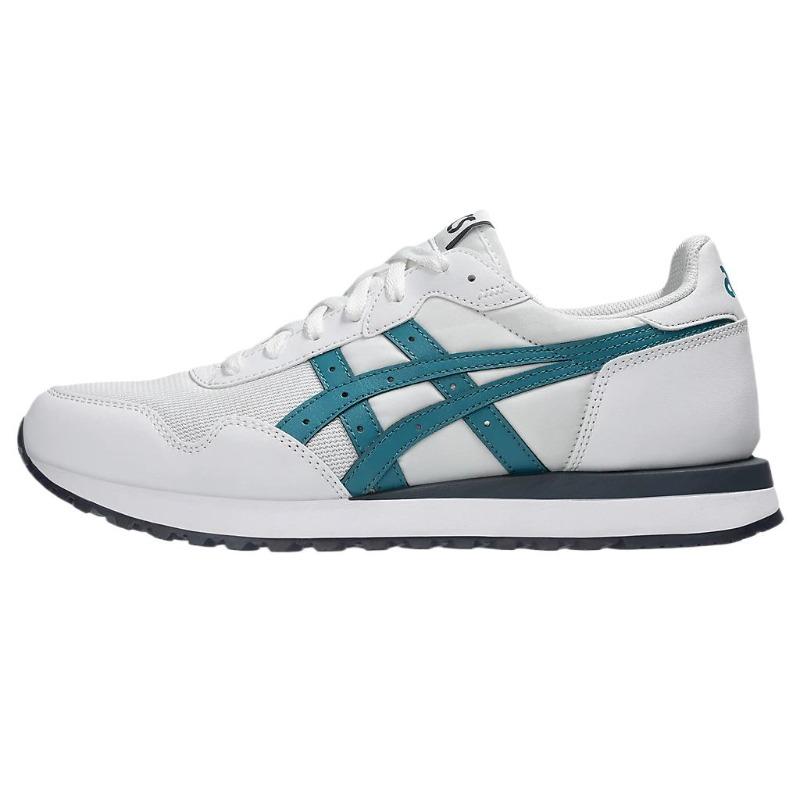 Asics Tiger Runner 2 Unisex Low Top Running Shoes White Green 1203A612-101 36