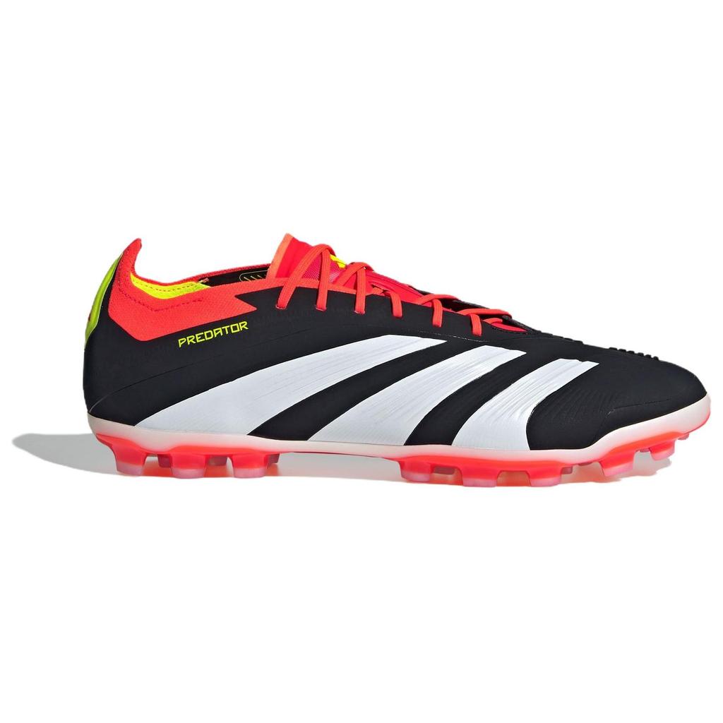 adidas Predator Elite Round Toe Lace-Up AG (Rubber Short Studs) Artificial Grass Soccer Shoes Unisex Soccer Shoes Black IF3208