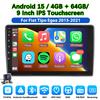 4+128GB For Fiat Egea Tipo 2016-2020 Android 15 Car Radio Multimedia Video Player GPS AI Voice carPlay GPS Navi RDS WIFI Head Unit Stereo DAB+ DVR