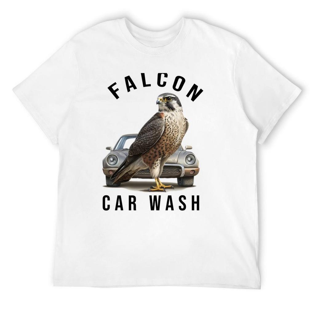Falcon Car Wash T-Shirt korean fashion man t shirt Short sleeve tee t shirt for men