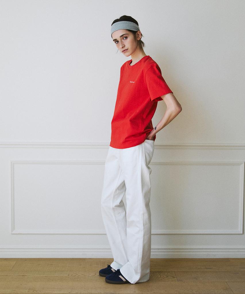 GREENBUTTER Cozy Solid Tee (Red)