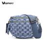 Women Adjustable Strap Crossbody Bag Vintage Shell Waist Bag Casual Daily Shoulder Purse