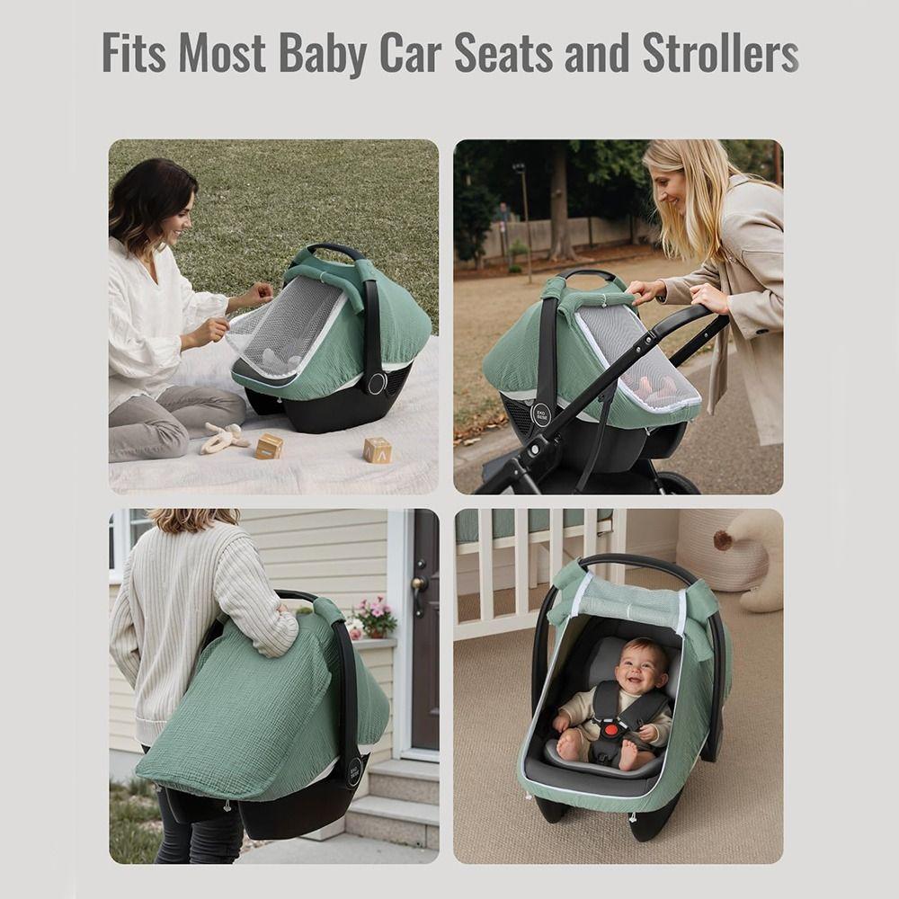 Convenient Nursing Cover Multi-use Canopy Hot Baby Car Seat Cover  for Breastfeeding