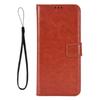 Flip Case for Xiaomi Poco F7 Pro, Crazy Horse Wallet, Brown