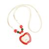 Adjustable Cord Necklace with Handcrafted Beads and Playful Pendant, Casual Statement Jewelry for Daily Outfits
