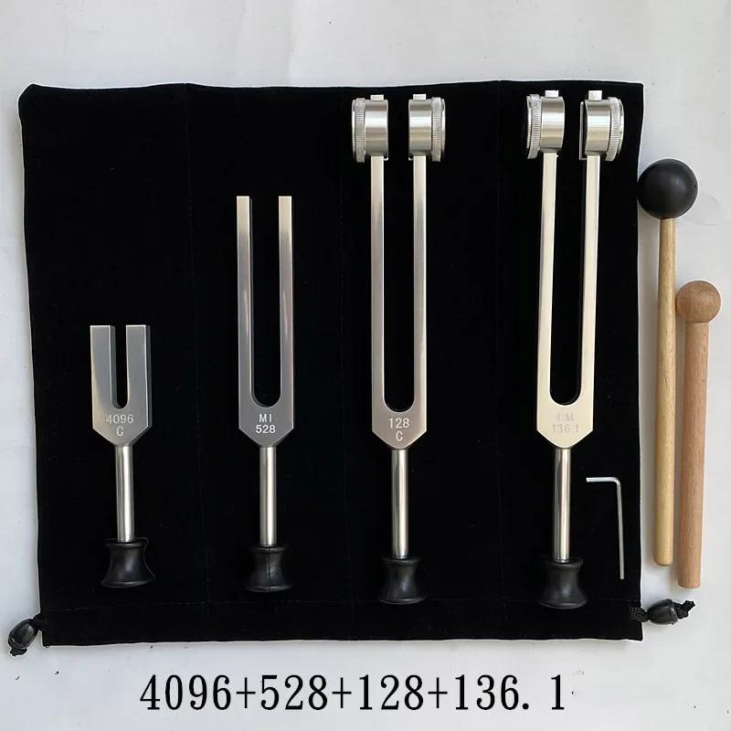 Colorful Tuning Fork Set Aluminum Tuning Forks Healing Therapeutic Musical Instrument Percussion