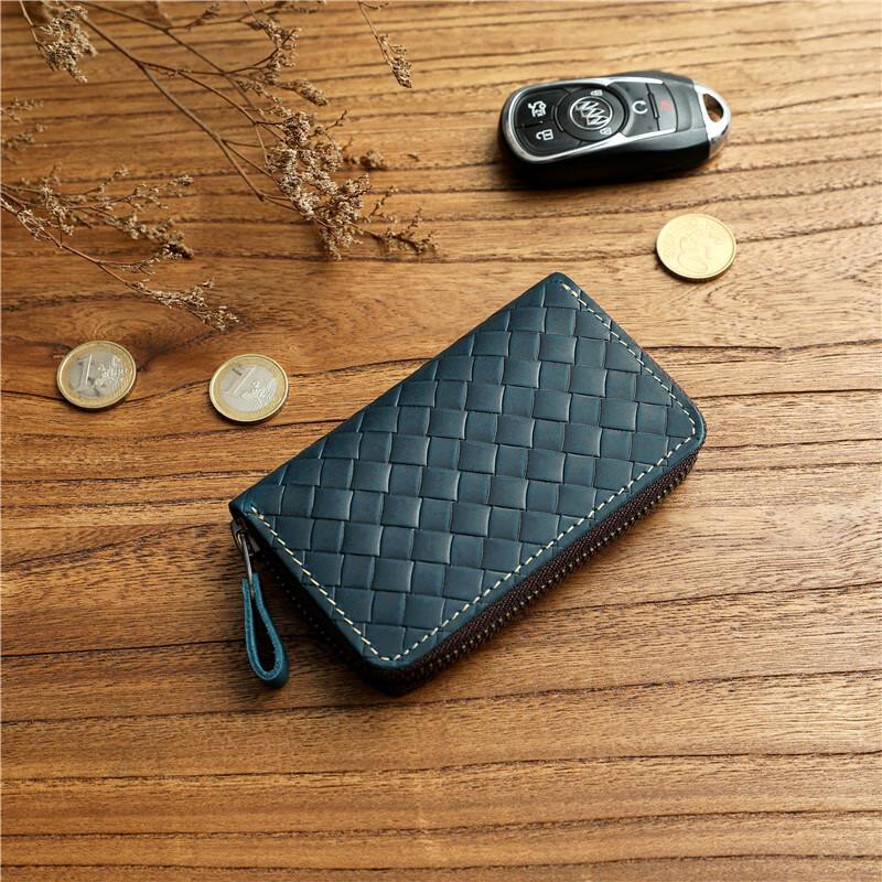 Weipelu Retro Crazy Horse Leather Key Case