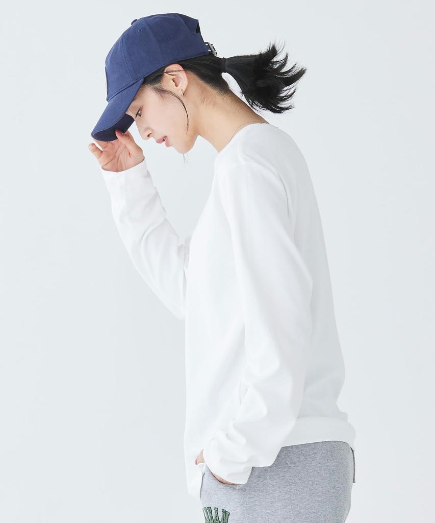 Long Sleeve Crew US Fit Creamy 1000162449 L.L.Bean Women's L.L.Bean Tee, Neck, Regular, L, Apricot, Pink,