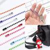 50/100PCS New 10cm Ball Bead Chains DIY Handmade Key Ring Accessory Jewelry Making Dolls Key Chain Doll