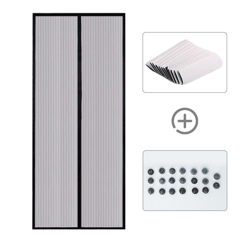 Magnetic Door Screen Anti-Mosquito Net Curtain Mesh Insect Sandfly Netting Automatic Closing Door Screen Magnetic Mosquito Net