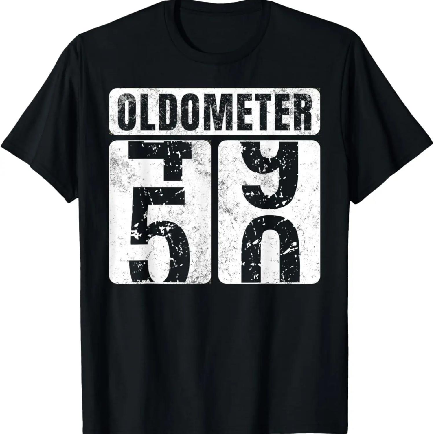 

Футболка Oldometer 50 Винтажная Смешная Идея Подарка на 50-летие S чёрный