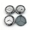 CRN1 4pcs 75mm Car silver Red Wheel Center Hub Caps For Mercedes Benz AMG W212 W205 W204 W211 W213 Accessories A0004000900