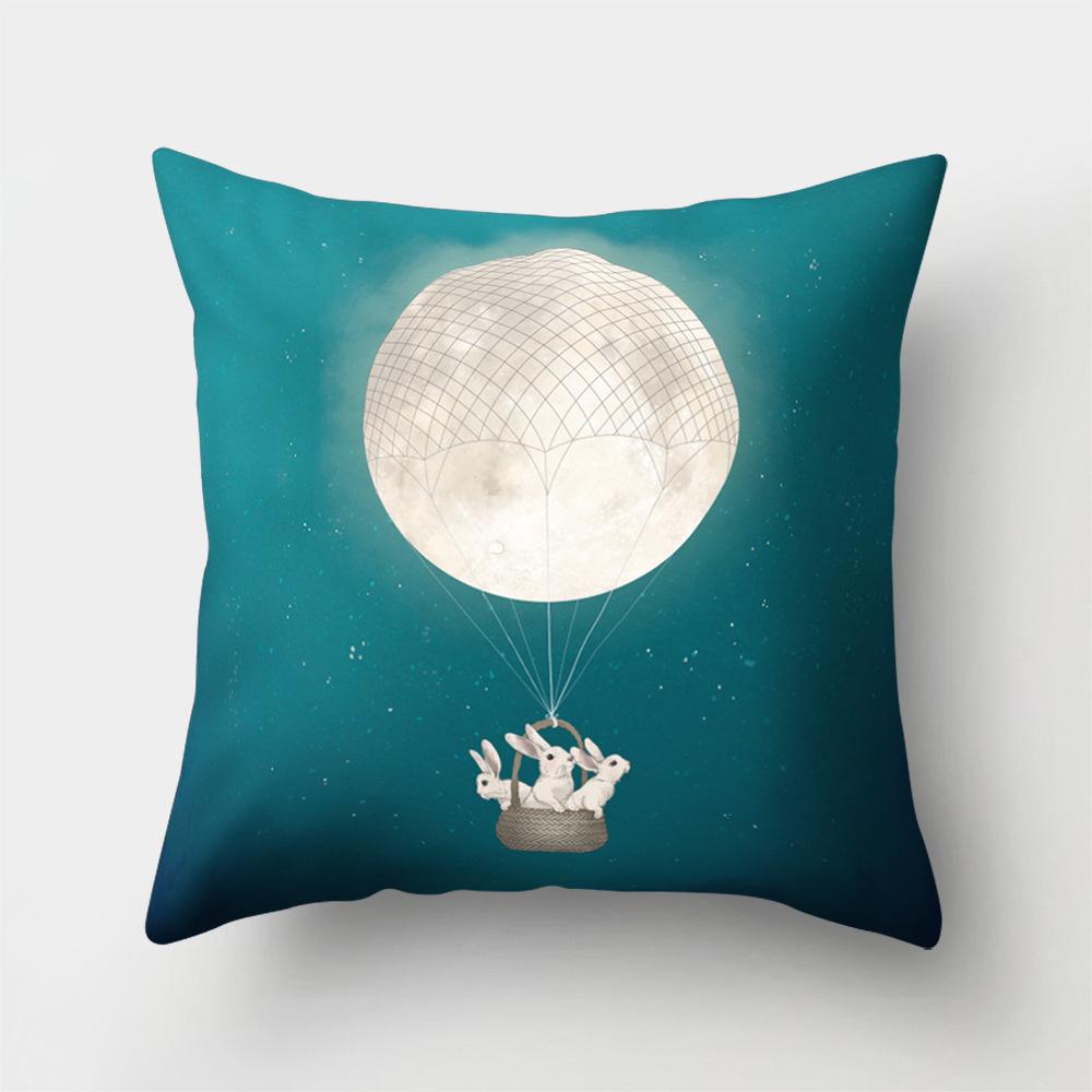 Office Pillow Cartoon Pattern Creative Home Polyester Yiwu Pillow Car Waist Pillow