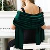 Fashion Soft Plush Shawl Autumn Winter Shawl Outdoor Thicken Warm Shawl for Work Travel Or Leisures