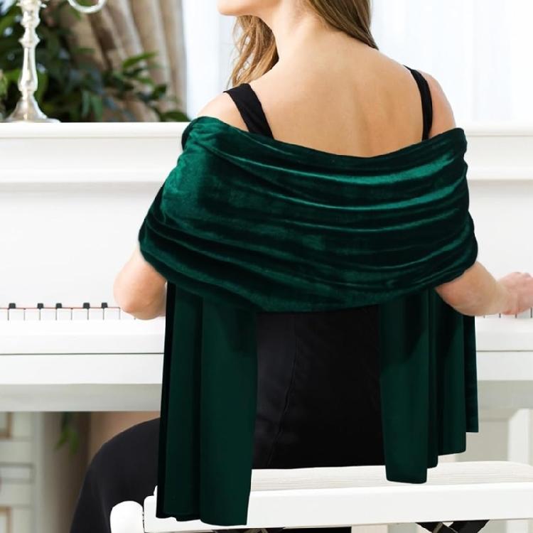 Fashion Soft Plush Shawl Autumn Winter Shawl Outdoor Thicken Warm Shawl for Work Travel Or Leisures