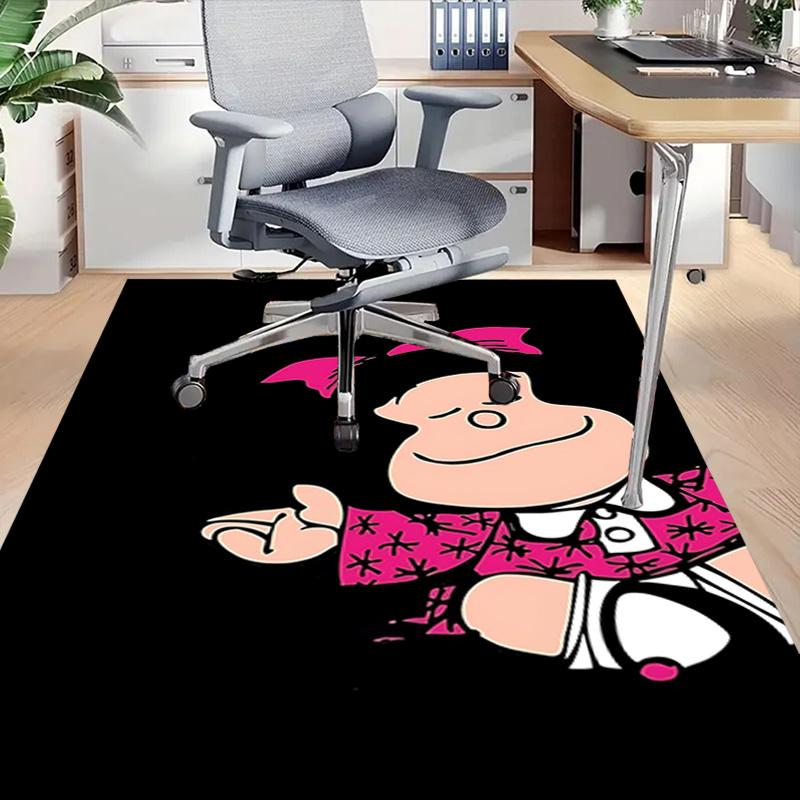 1pc Mafaldas Adventures Comics Carpet for Playroom Bedroom Living Room Sofa Home Decor,kids Game Area Rug Non-slip Floor Mat Y73031
