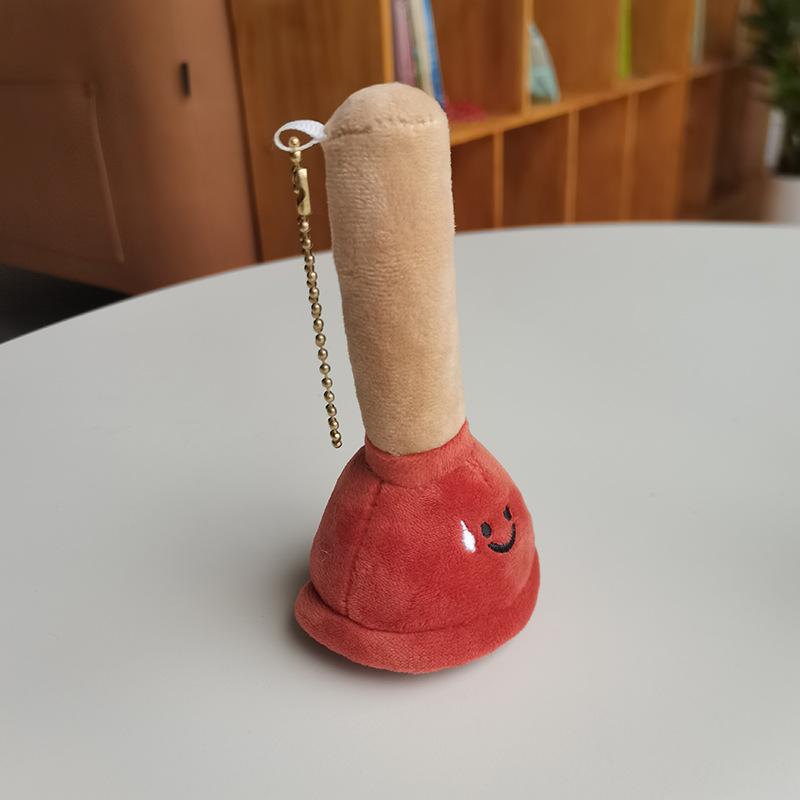 

I Figured Out The Cute Spoof of Toilet Leather Toilet Toilet Stuffing Plush Doll Pendant Package Pendant