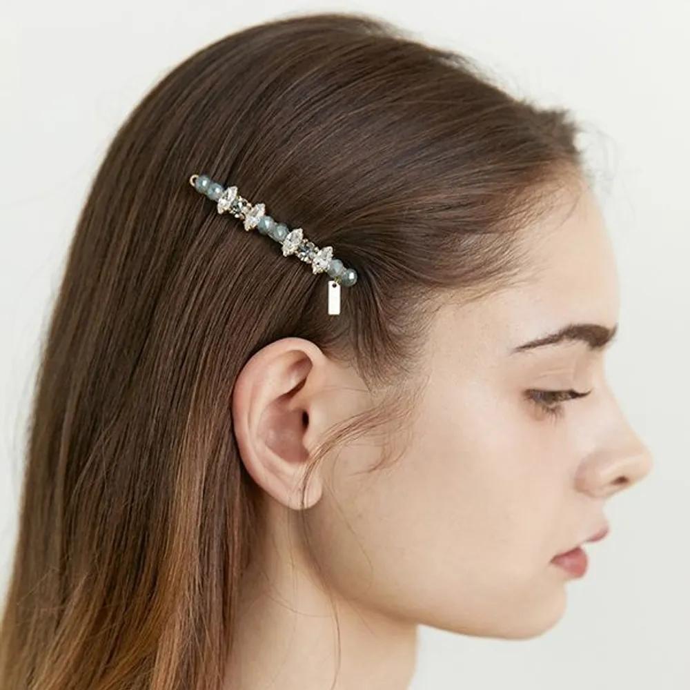 Austrian Crystal Hairpin LFSL0286 Khaki