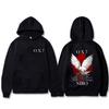 Rapper Niro OX7 Graphic Hoodie Men's Hip-hop Fashion Pop Music Hoodie Casual Vintage Sports Hoodie