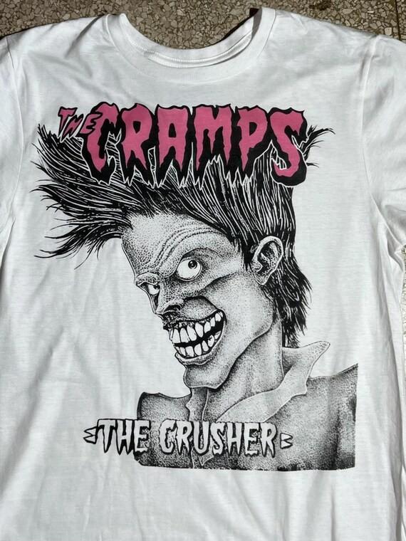 

The Cramps Band Shirt Rare Design White Short Sleeve Unisex Shirt Reprint WA2125 Unisex T-Shirt L