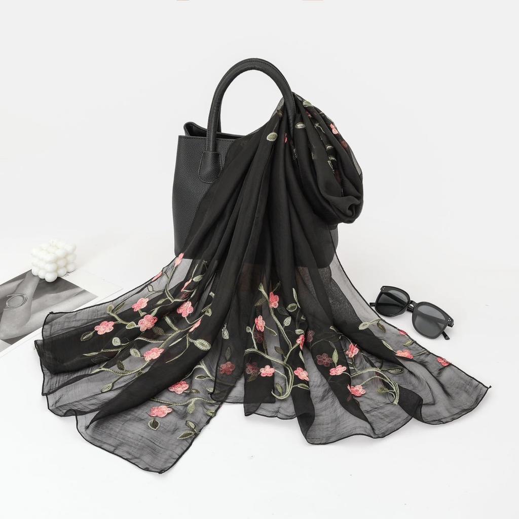 Bohemian Shawl Scarf Scarf Chinese Style Embroidered Travel Outfit Scarf Souvenir Gift