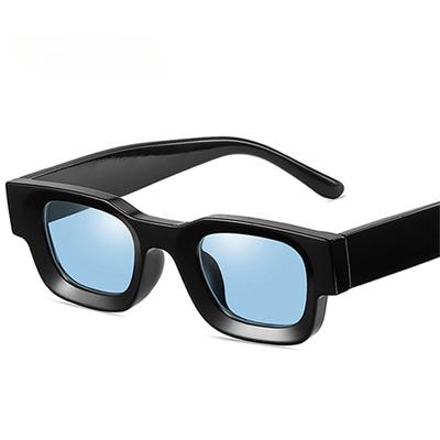 Moda Küçük Kare Polarize Güneş Gözlüğü Retro Punk Shades UV400 Trend Güneş Gözlükleri