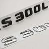 HUUML1 3D ABS Car Letters Logo S300L S320L Badge Sticker Emblem Decals For Mercedes Benz S Class S300L S320L V221 V222 Tail Accessories