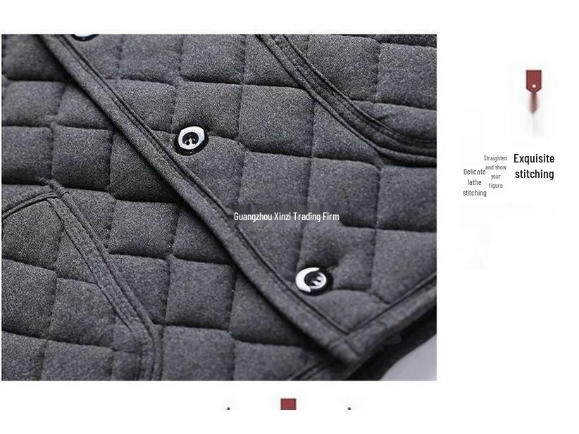 Men's Thickened Cotton Set with Camel Down Padding for Cold Protection: Plush Warm Autumn/Winter Dad's Clothing