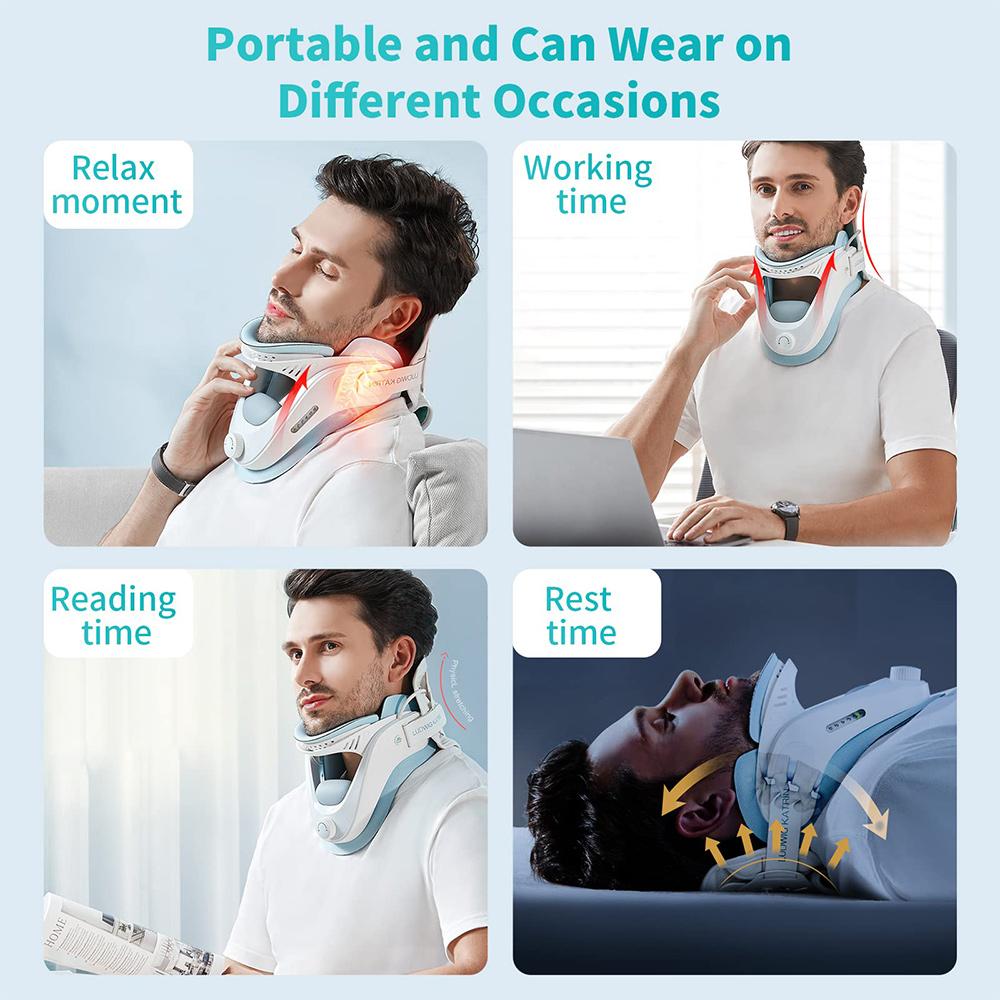 Neck Traction Device Medical Neck Stretcher Posture Corrector Inflatable Cervical Collar Relieve Neck and Shoulder Pain