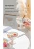 Nordic Pearl Tall Stem Ice Cream Cup - Exquisite Ceramic Dessert Bowl
