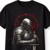 Plague Knight Crusader Medieval Gothic Warrior Sword Unisex TShirt