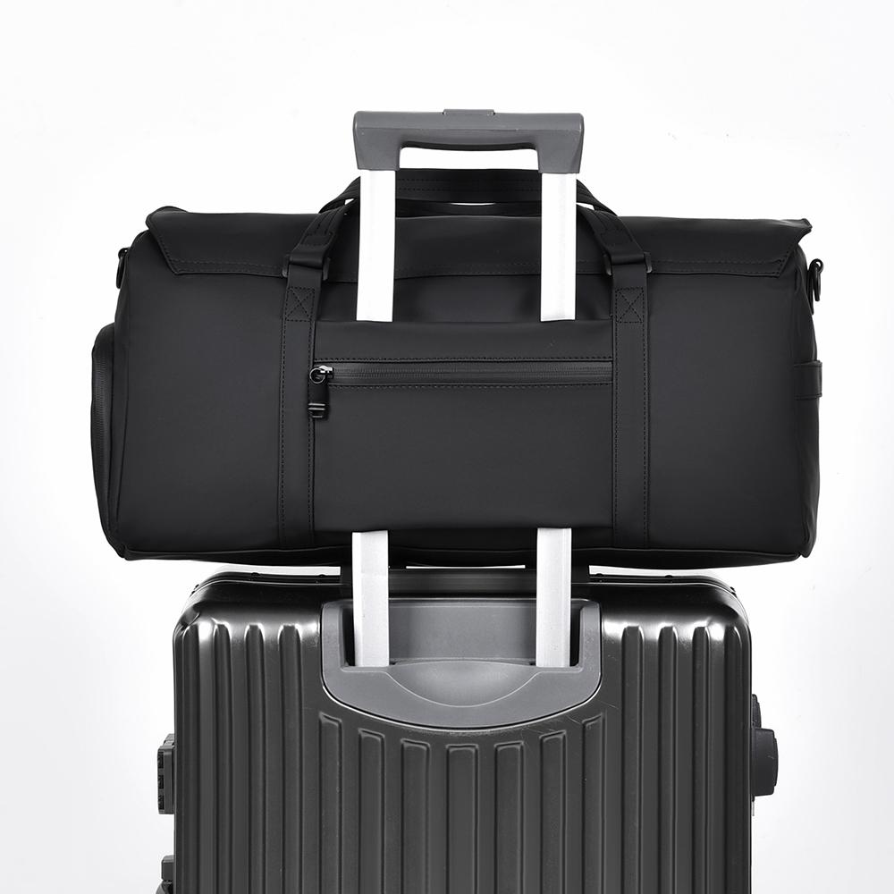 Large Capacity Fitness Bag, Men's Bag, Dry Wet Separation Crossbody Bag, Luggage Storage Bag, Independent Shoe Compartment, Athlete Training Bag