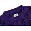 Palace X C.P.Company Ambswool Knit Purple Sweater Unisex Purple Black P23CPKW002