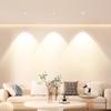 Rainbow Influencer Recessed Anti-Glare Ceiling Spotlight for Living Room Atmosphere