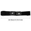 Simple And Fashionable Women'S Belt Elastic Lazy Men'S Belt Woven Invisible And Seamless Unisex Jeans Belt Length Adjustable
