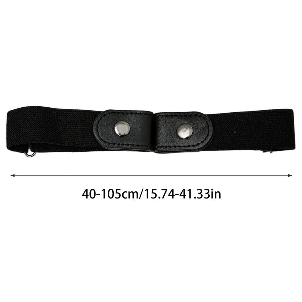Simple And Fashionable Women'S Belt Elastic Lazy Men'S Belt Woven Invisible And Seamless Unisex Jeans Belt Length Adjustable