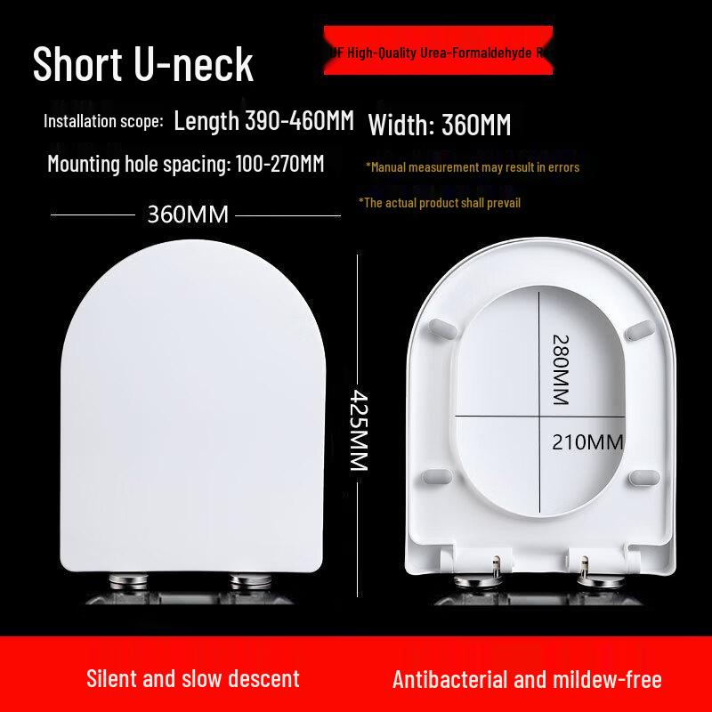 

MDNG Universal U-Shape Urea-Formaldehyde Toilet Seat Cover