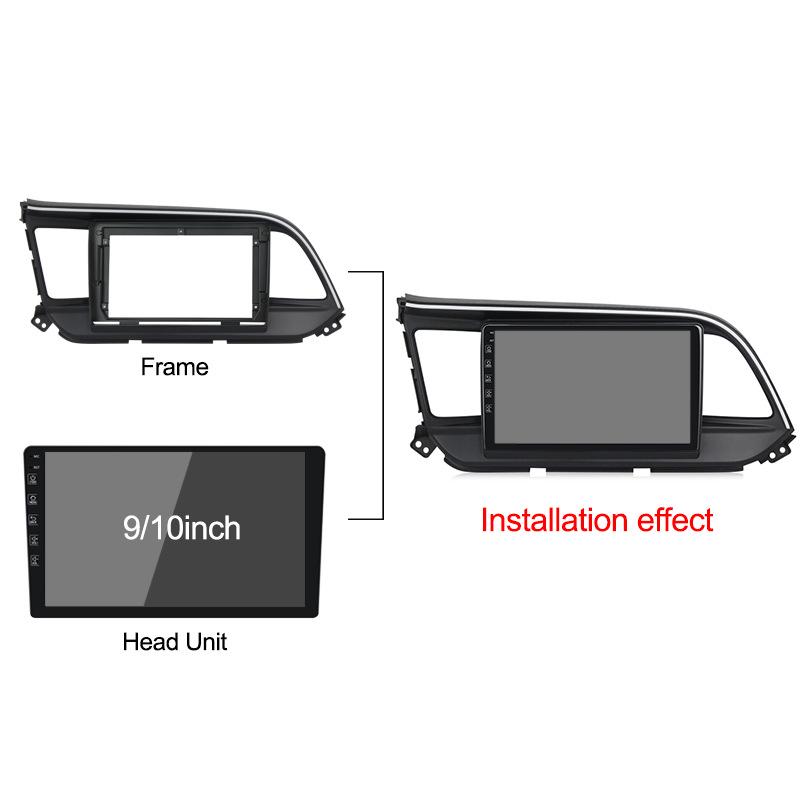 18-20 Hyundai Elantra Android Navigation Screen with Frame & Wiring Set
