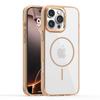For iPhone 16 Pro Magnetic Clear Case TPU PC Protective Phone Cover