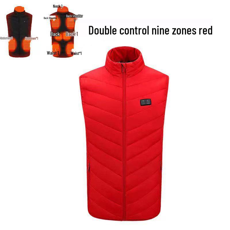 Intelligente USB-Heizweste - Winterwärme für Männer mit konstanter Temperaturregelung.