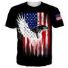 T-shirt stampata in abs con petto finto 3D T-shirt stampata da palestra Abbigliamento da uomo T-shirt estiva streetwear Top Harajuku T-shirt a maniche corte sportive moda