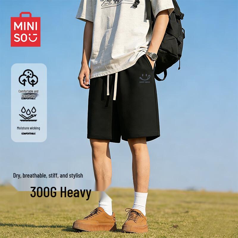 MINISO Men s Heavyweight Drawstring Athletic Shorts 2XL