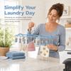 with 20 Clips Sock Drying Rack Stainless Steel Clothes Hanger Baby Sock Clips  Laundry Room