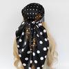 90*90cm Silk Scarf Scarftop Headwraps For Woman Fashion Four Seasons Hair Accessories Hijab Foulard Bandana Femme Headscarf